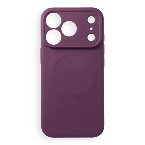 SILICONE MagSafe szilikon tok Apple iPhone 17 Pro / iPhone 18 Pro lila