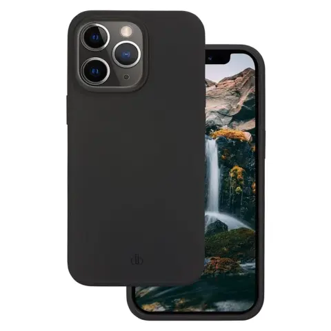 DBRAMANTE1928 Hátlap tok Apple iPhone 12 / 12 Pro éjfekete RE61NIBL4083