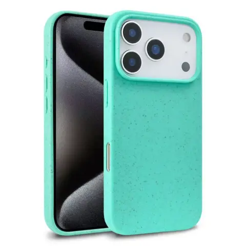 CELLECT GoGreen biorazgradljiv ovitek iPhone 17 Pro / iPhone 18 Pro turkizen