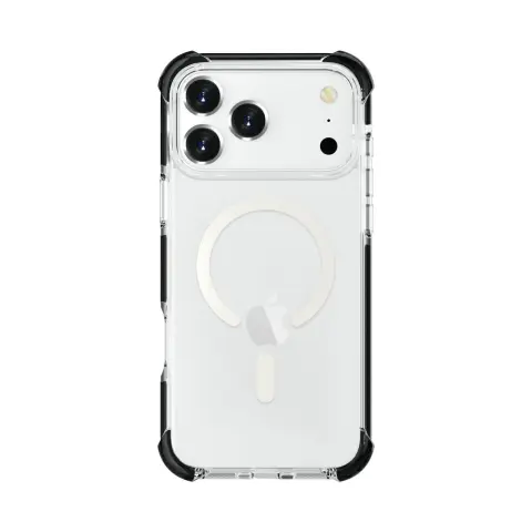 CELLECT Ütésálló mágneses szilikon hátlap iPhone 17 Pro Max / iPhone 18 Pro Max fekete