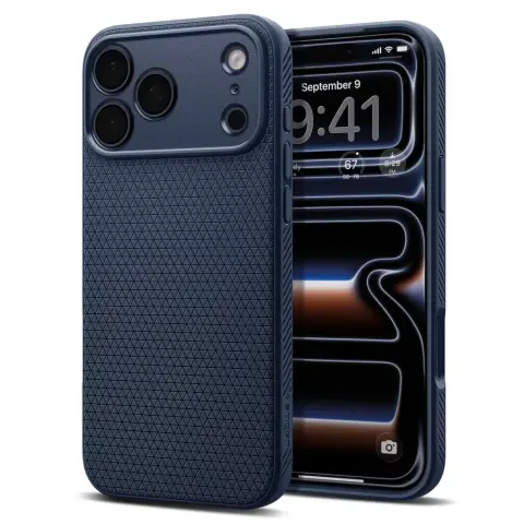 SPIGEN Liquid Air MagSafe tok iPhone 17 Pro / iPhone 18 Pro kék ACS12150