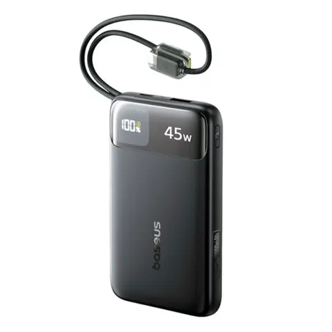 BASEUS EnerFill FC11 Power Bank 10000mAh 45W 2xUSB-C kabel crni E0031000