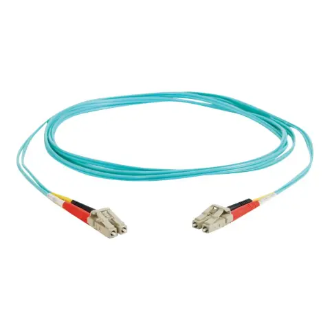 C2G Fiber Optic LC Összekötő Türkiz 3m 85551