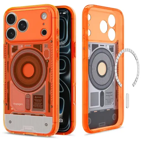 SPIGEN Ultra Hybrid C-One MagFit tok iPhone 17 Pro / iPhone 18 Pro narancs ACS11986