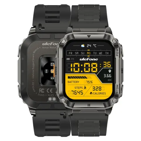 ULEFONE Okosóra Armor Watch Ultra fekete GQ033