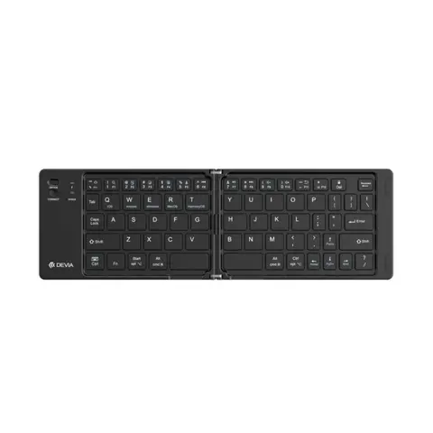 DEVIA Összehajtható Bluetooth billentyűzet PRO1 fekete ST148390