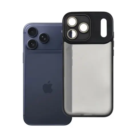 GIGAPACK Szilikon tok iPhone 17 Pro Max / iPhone 18 Pro Max fekete GP-195384