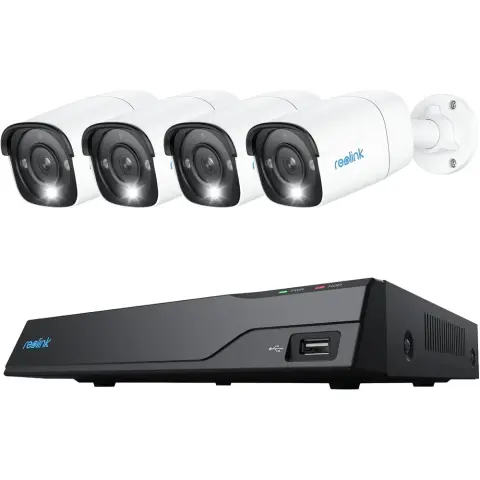 REOLINK NVS8-12MB4 8 csatornás NVR + 4 db 12MP IP kamera