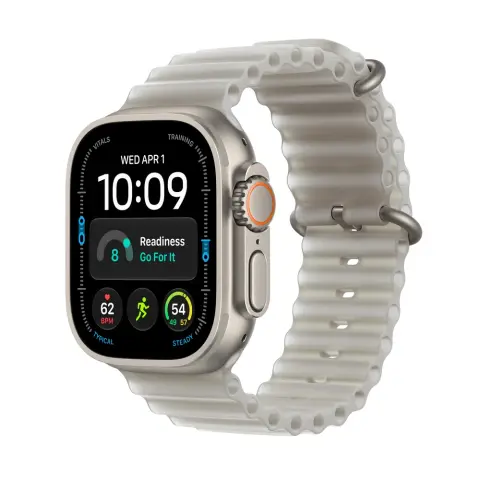 APPLE Watch Ultra 4 GPS + Cellular 49mm natural titan case transparent grey ocean belt mjad4qh/a