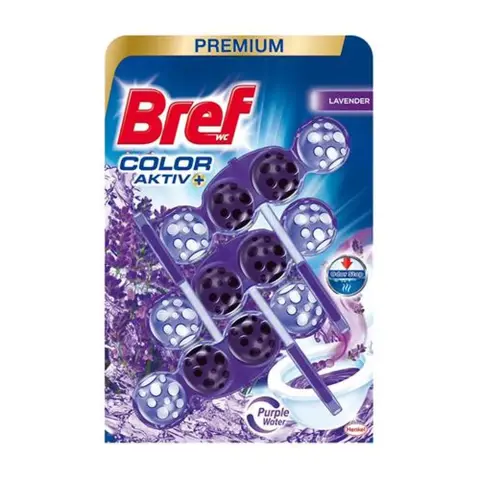 BREF WC Color Aktiv Lavender fragrance balls 3x50g