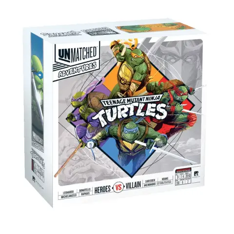 IELLO Unmatched Kalandok: Teenage Mutant Ninja Turtles társasjáték