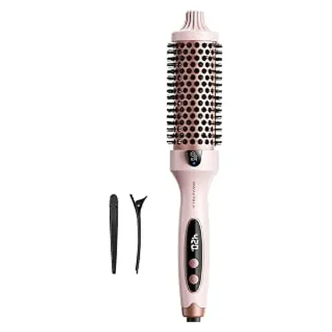 WAVYTALK Thermal brush with detangling brush and hair clip 68W pink