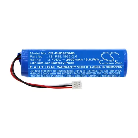 CAMERON SINO Li-Ion akku Philips 1S1PBL1865-2.6 2600mAh kék CS-PHD923MB