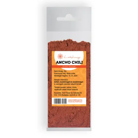 Lakshmy chili ancho őrölt 20g