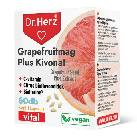 Dr.Herz Grapefruitmag plus kivonat kapszula 60 db