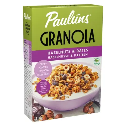 PAULÚNS Granola hazelnut-date 350 g