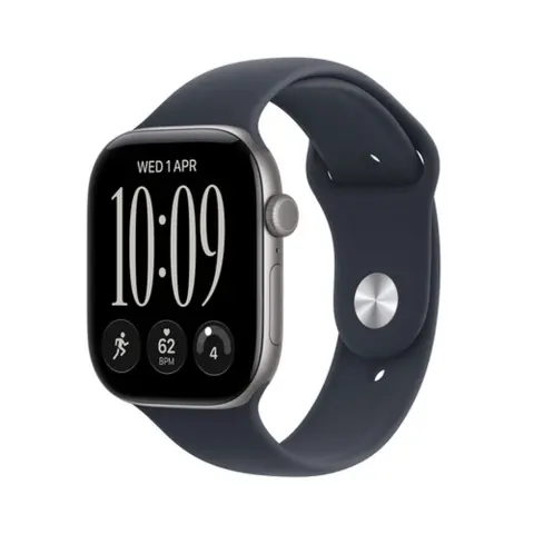 APPLE Watch Series 12 GPS + Cellular 46mm astrogrey aluminum case navy blue sport strap M/L MJG74ZR/A