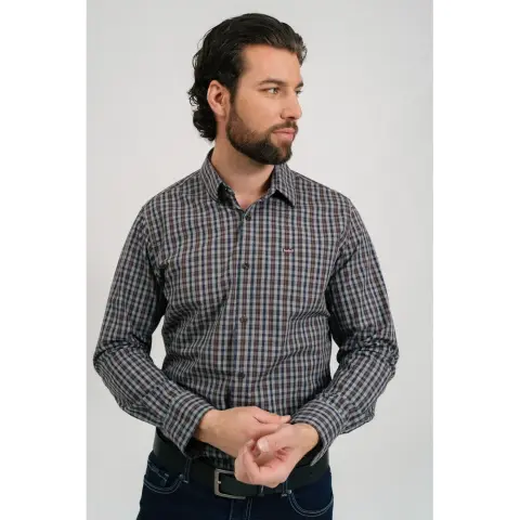 BUDMIL Modern fit ing Férfi XL barna-kék