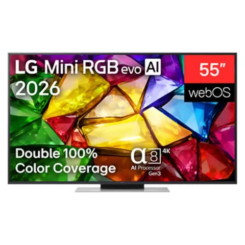 LG Smart TV 55" 4K UHD evo AI fekete 55MRGB87B3B.AEU