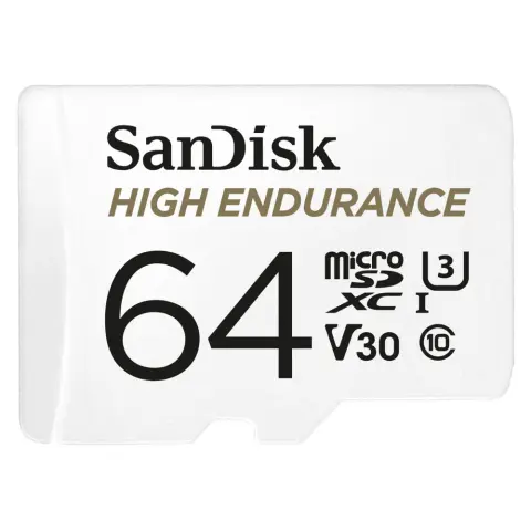 SANDISK High Endurance 64GB MicroSDXC 40 MB/s 183566