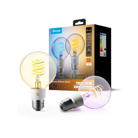 GOVEE Okos Edison izzó G80 E27 2 db M14C1CC2