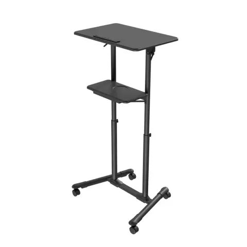 GEMBIRD Álló íróasztal fekete TVS-DESK-01-BK