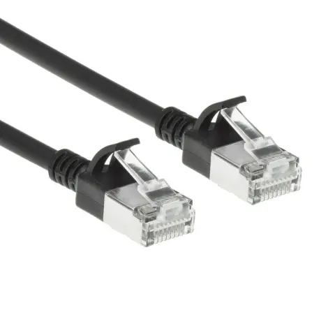 ACT CONNECTIVITY UTP CAT6A povezovalni kabel črn 10m DB7910