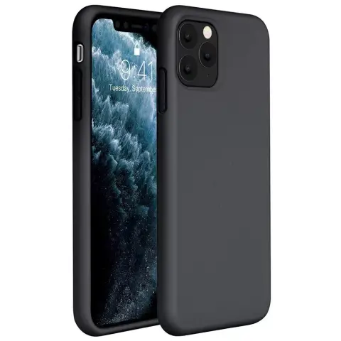 WOOZE Liquid Silica Gel silicone case Apple iPhone 13 Mini black