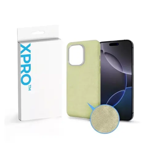 XPRO Soft Velvet Magsafe hátlaptok Apple iPhone 17 Pro Max / iPhone 18 Pro Max zöld
