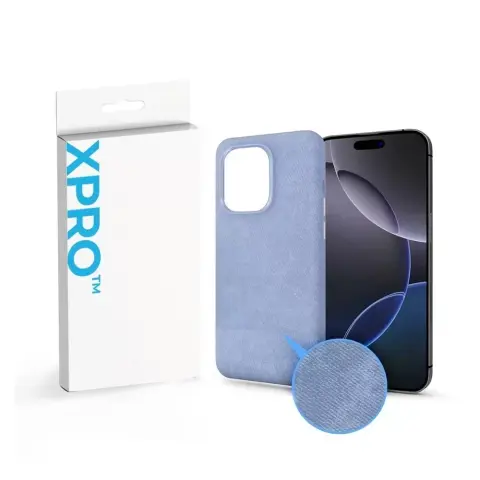 XPRO Soft Velvet Magsafe hátlaptok Apple iPhone 17 Pro Max / iPhone 18 Pro Max kék