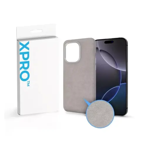 XPRO Soft Velvet Magsafe hátlaptok Apple iPhone 17 Pro / iPhone 18 Pro szürke