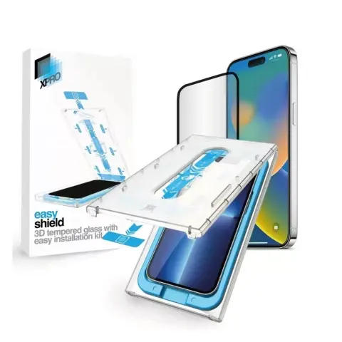 XPRO Easy Shield 3D kijelzővédő üveg iPhone 13/13 Pro/14/16e