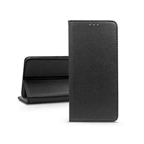 HAFFNER Smart Magneto oldalra nyitható tok Apple iPhone 15 fekete