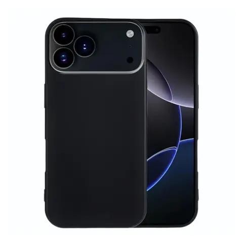 GIGAPACK iPhone 17 Pro / iPhone 18 Pro silicone phone case matte black