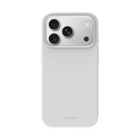 CELLECT Magnetni mehak silikonski ovitek za iPhone 18 Pro Max bel