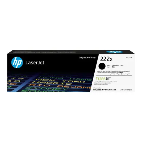 HP Toner cartridge 222X high capacity black W2220X