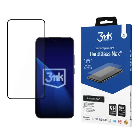 3MK Hard Glass Max képernyővédő Xiaomi Redmi Note 15 Pro 5G fekete GP-182373