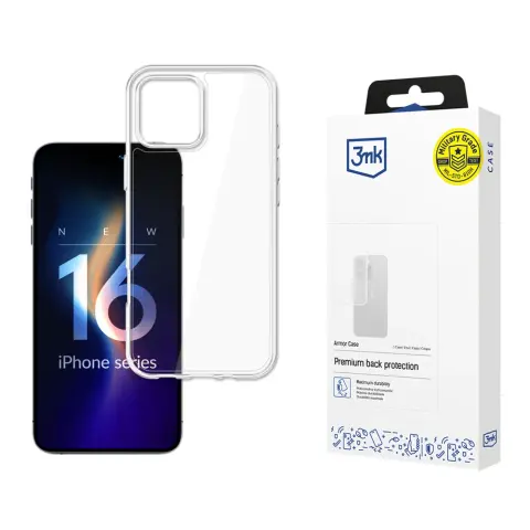 3MK Armor Case hátlap iPhone 16 Pro Max átlátszó