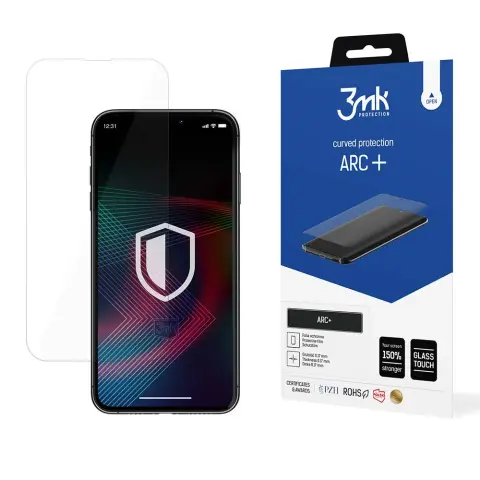 3MK ARC+ Curved Screen Protector iPhone 14/14 Pro