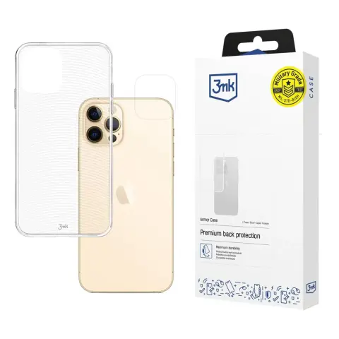 3MK Armor Case hátlap iPhone 12 Pro Max átlátszó