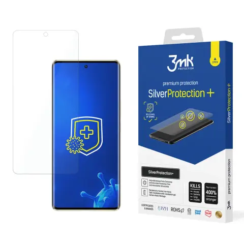 3MK Infinix Zero 30 5G 3MK SILVERPROTECTION+ képernyővédő fólia antibakteriális 0.21mm ÁTLÁTSZÓ