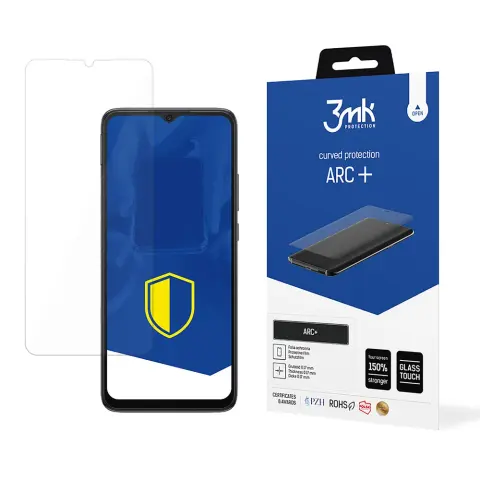 3MK Redmi 10C 3MK ARC+ képernyővédő fólia full screen PET ÁTLÁTSZÓ