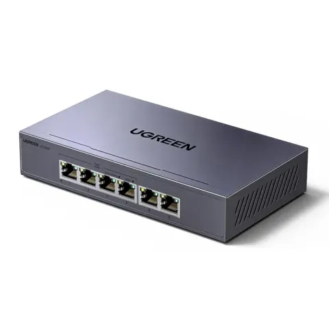 UGREEN CM741 6 portos PoE Gigabit Ethernet switch