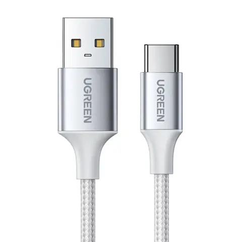 UGREEN US288 Type-C / USB gyorstöltő- és adatkábel 2m fehér