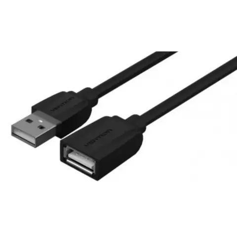 VENTION USB Hosszabbító Fekete 50cm VAS-A44-B050