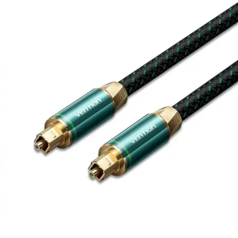 VENTION Toslink Összekötő Fekete-Zöld 1.5m BKBGG