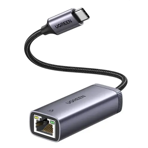 UGREEN CM483 USB-C 3.0 UTP Átalakító 10cm 1Gbps szürke