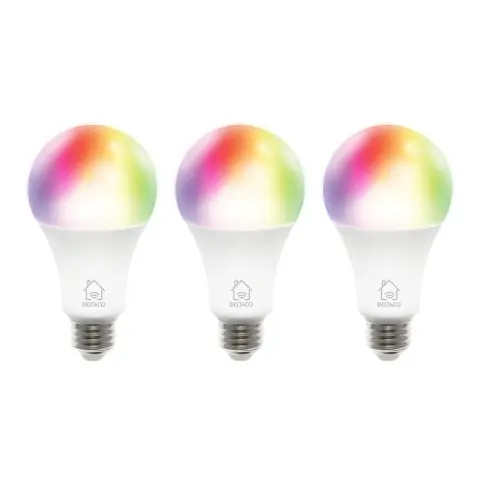 DELTACO Smart Home E27 9W RGB SH-LE27RGB-3P 3 darabos szett