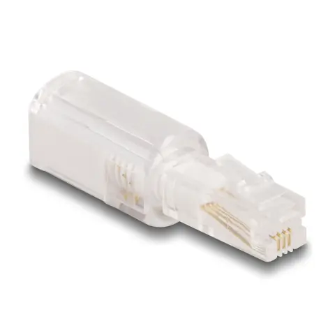 DELOCK RJ-10 Toldó Fehér 5cm 88169