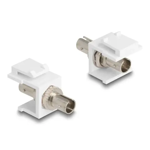 DELOCK Keystone modul ST Simplex csatlakozóhüvely - ST Simplex csatlakozóhüvely